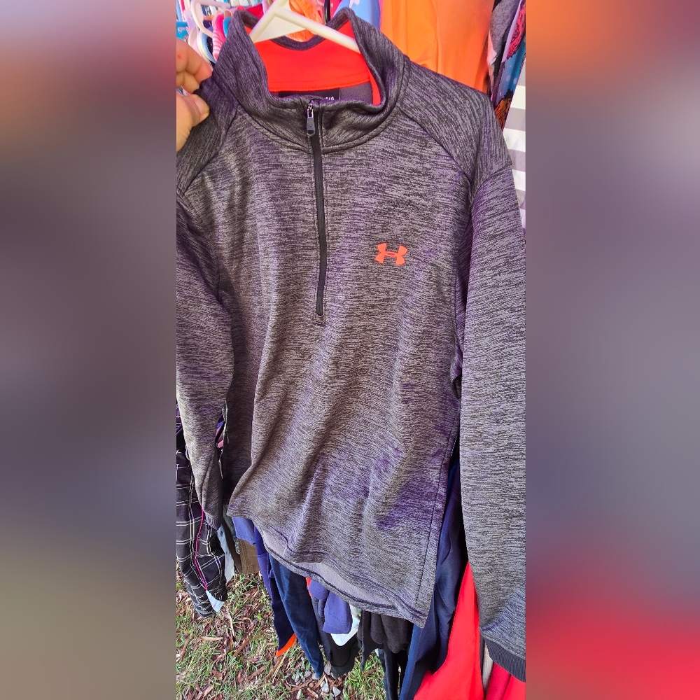 Under Armour Charcoal Quarter-Zip Pullover